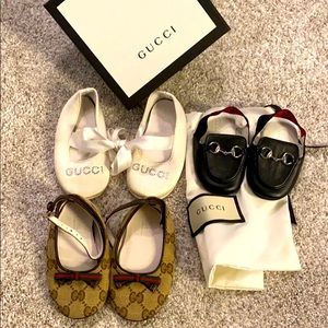 Gucci baby shoes - 3 pairs